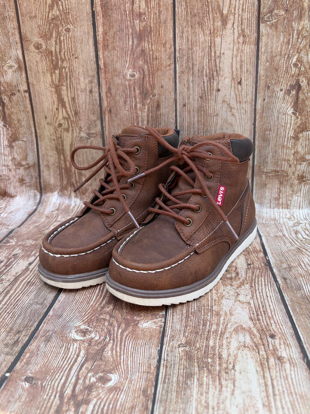 LEVI'S BOYS ANKLE BROW BOOTIE SIZE 12